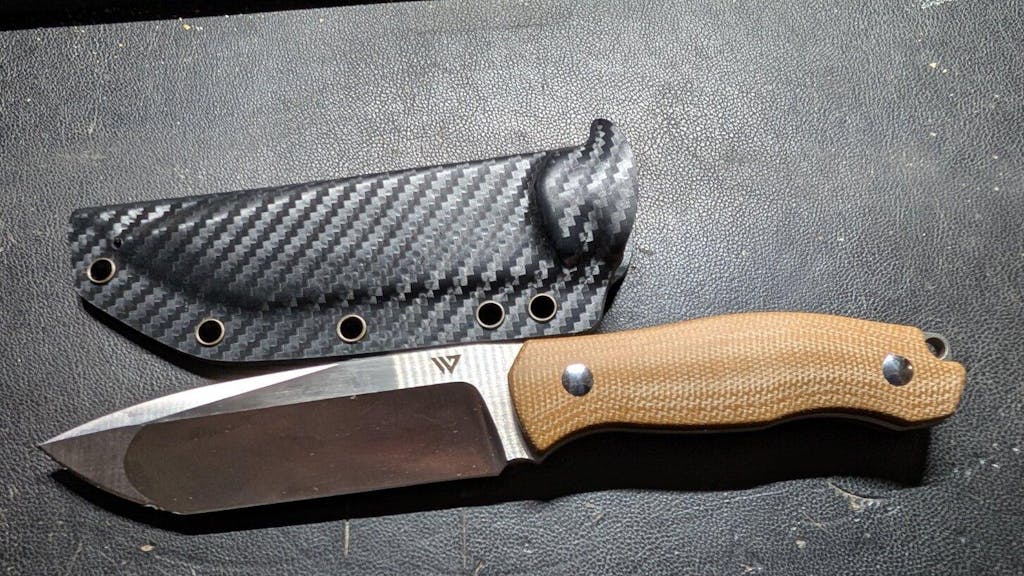 Wilora Crest | Full Tang, Micarta Handle, Kydex Sheath