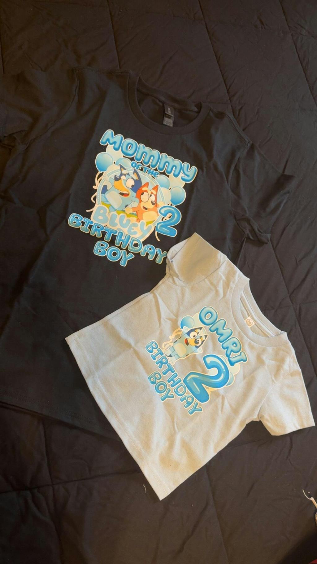 Bluey Birthday Boy or girl Shirt, Bluey family birthday shirts