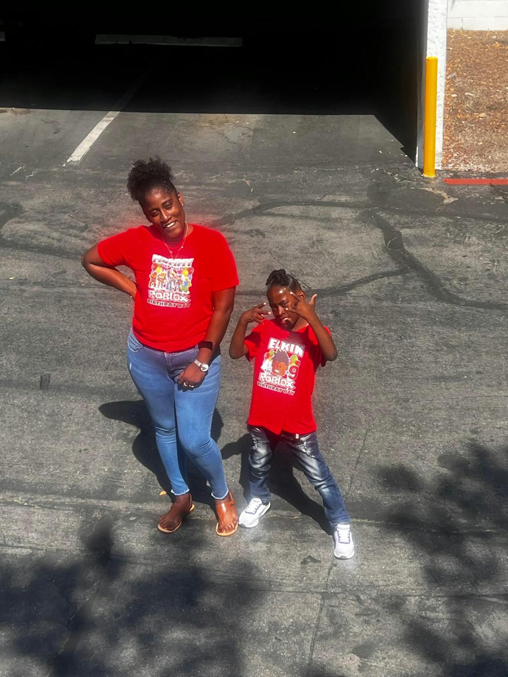 Roblox Birthday Boy African American Family Party Shirts, roblox birthday shirt