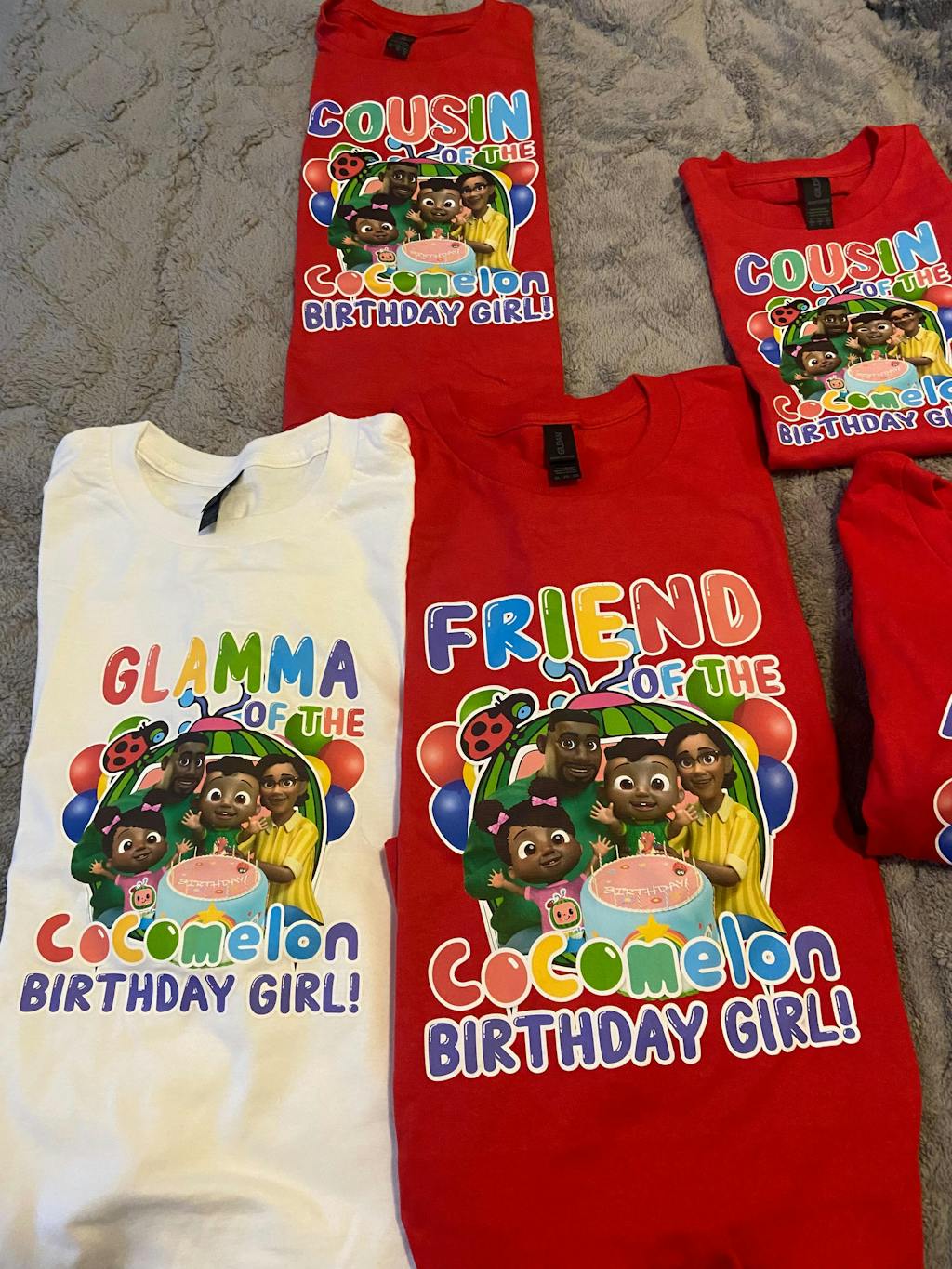 Cocomelon African American Birthday Boy Family Matching Shirts