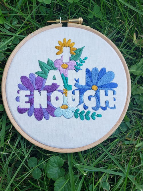 I Am Enough Embroidery Kit