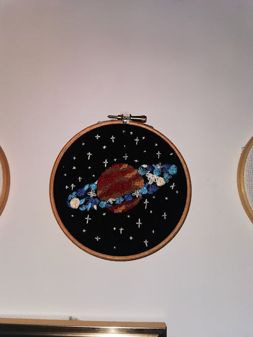 Floral Planet Embroidery Kit