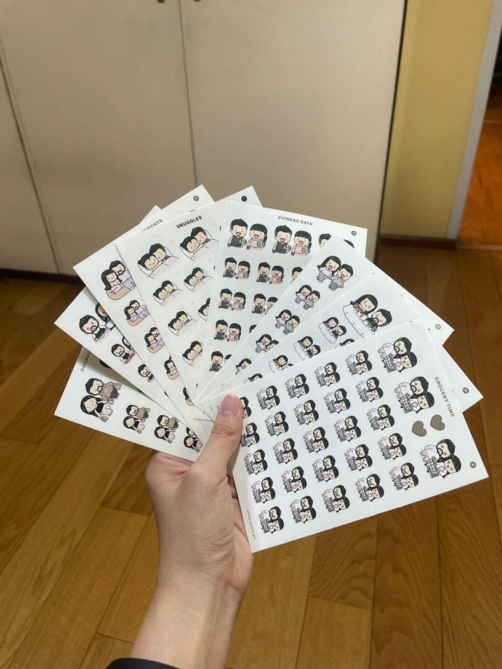 Grocery Shopping Planner Stickers