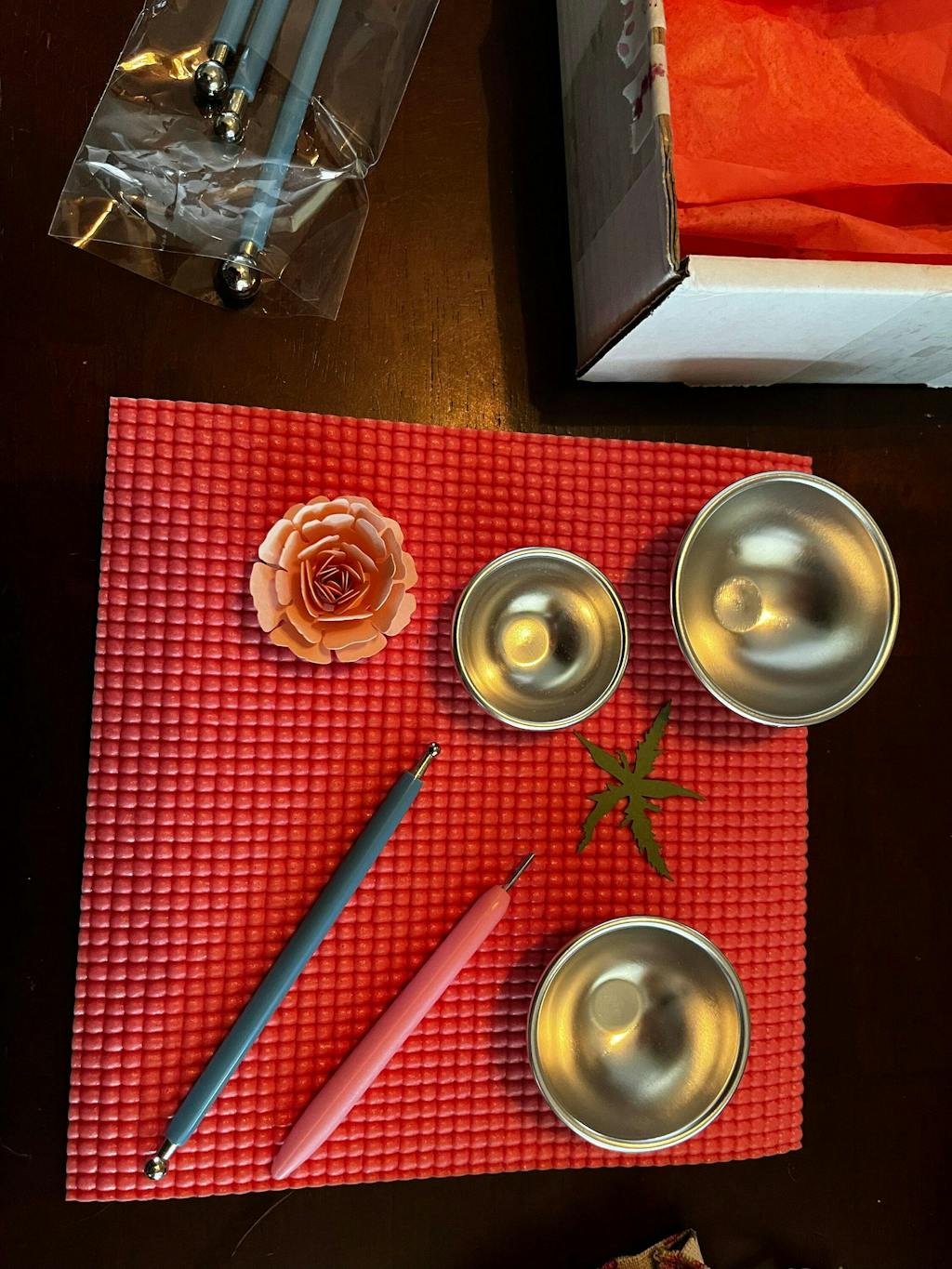 Deluxe Paper Flower Tool Kit with 3 Paper Flower Kits Peony, Rose, & Windblown Ideas