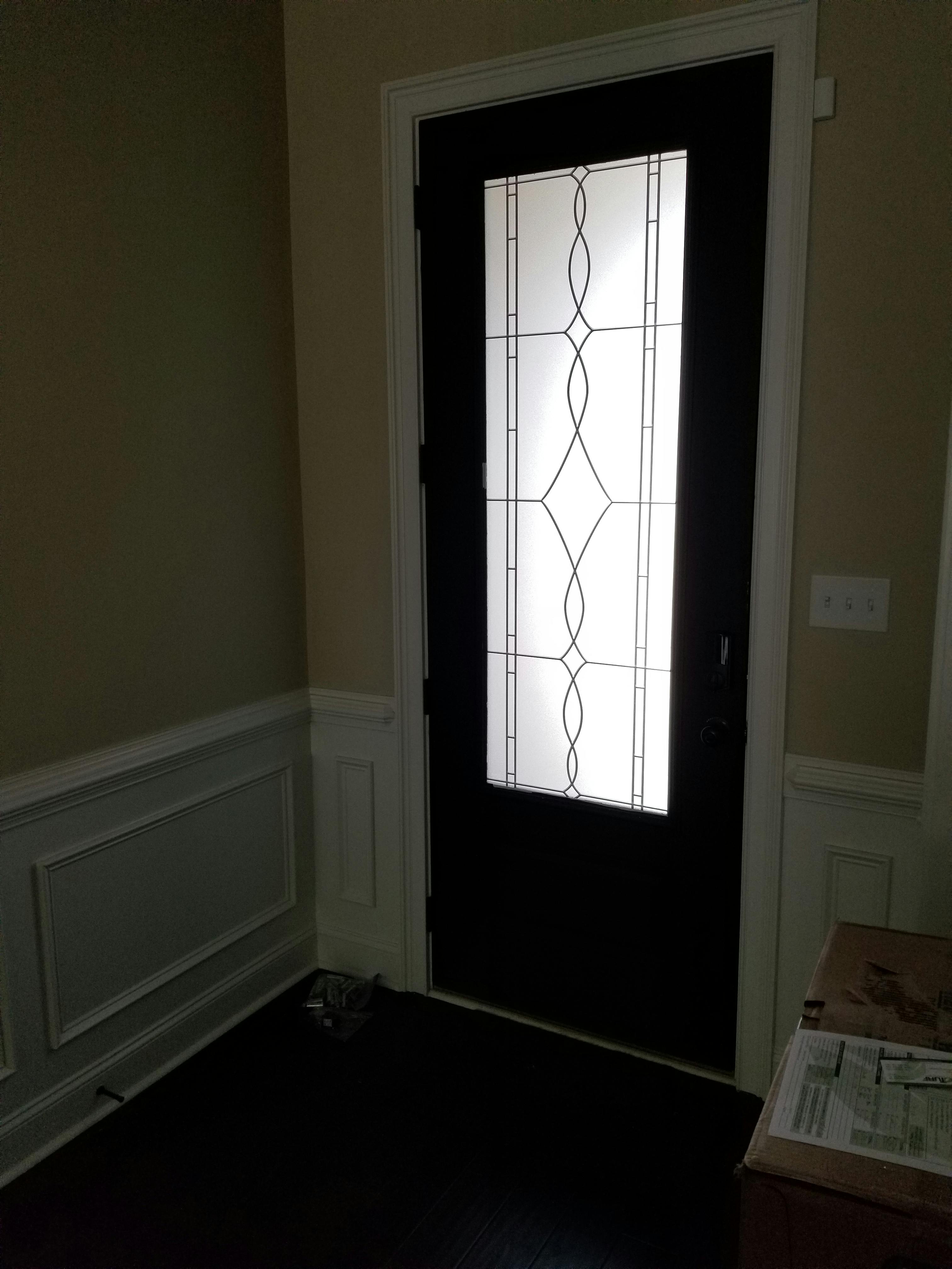 Allure Leaded Glass Privacy Window Film (Static Cling)