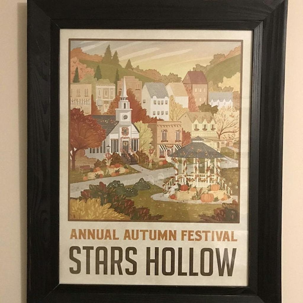 Stars Hollow "Autumn Festival" Travel Poster