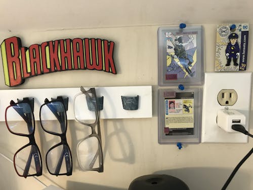 Blackhawk 3D printed Logo Sign Wall Desk Shelf Art