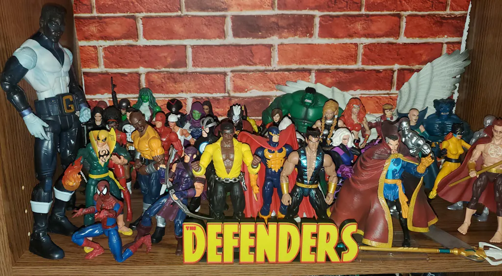 Defenders 3D printed Logo Sign Wall Desk Shelf Art