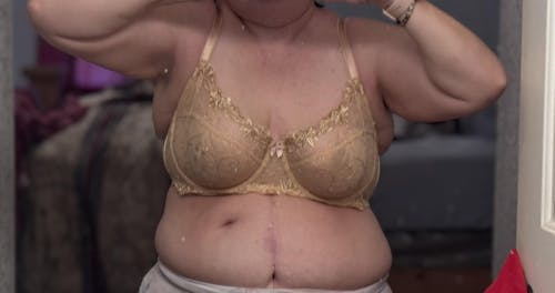 See Through Mesh Cups Non-pads Embroidered Bra Chocolate Brown