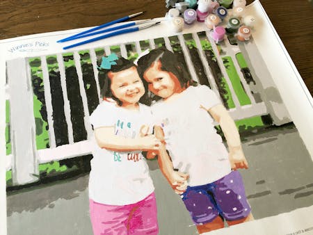 Photo to Custom Paint by Numbers