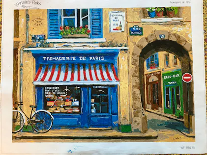 Fromagerie de Paris | Adults' Paint by Numbers – Winnie's Picks