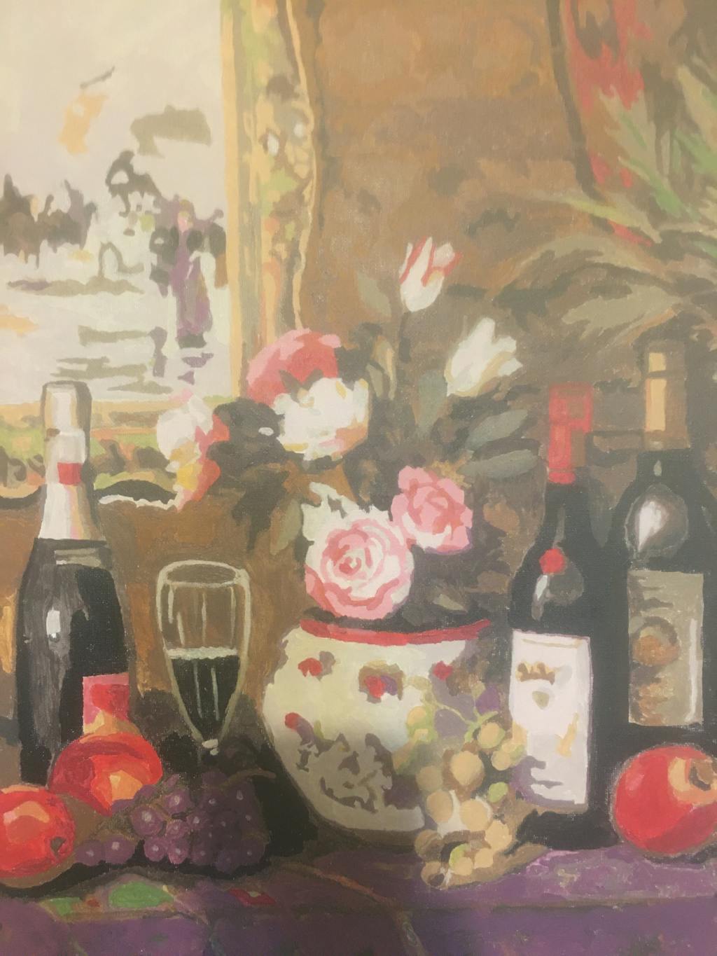 Wine and Floral | Adult's Paint by Numbers – Winnie's Picks