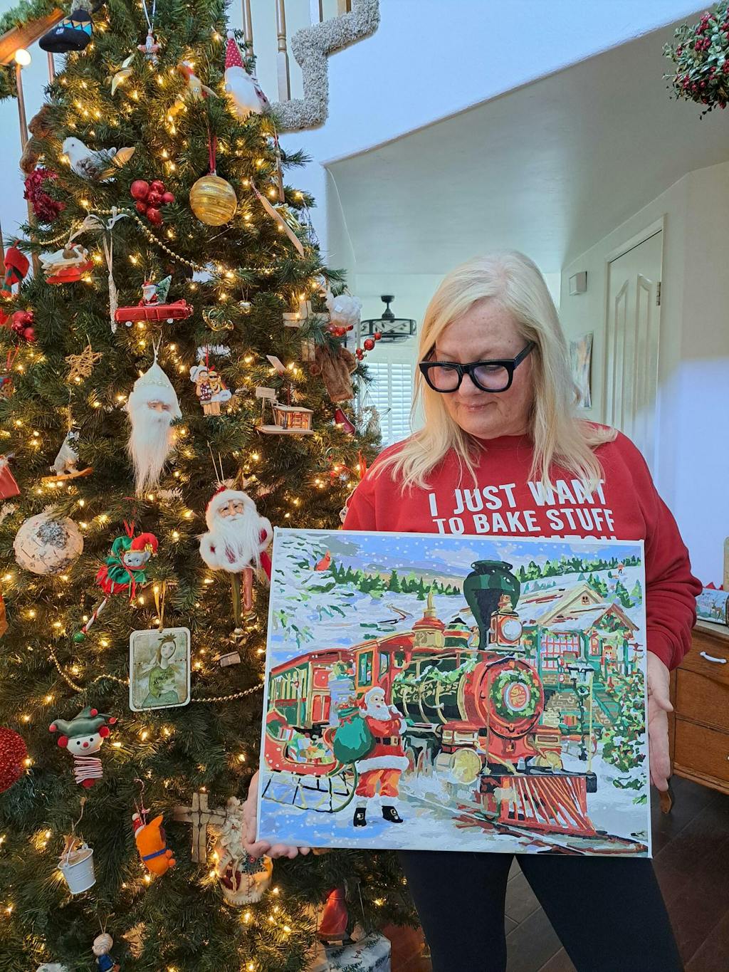 Santa Express Adults' Paint by Numbers Winnie's Picks