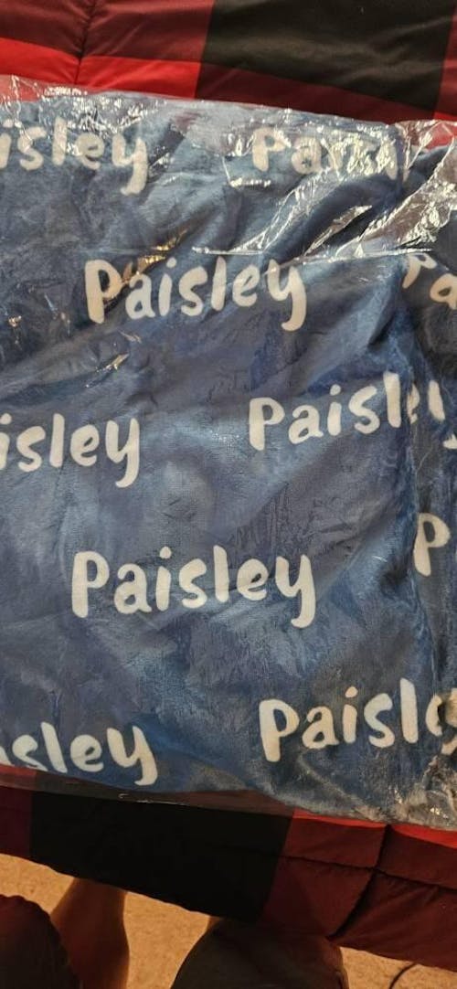 Custom Name Blanket