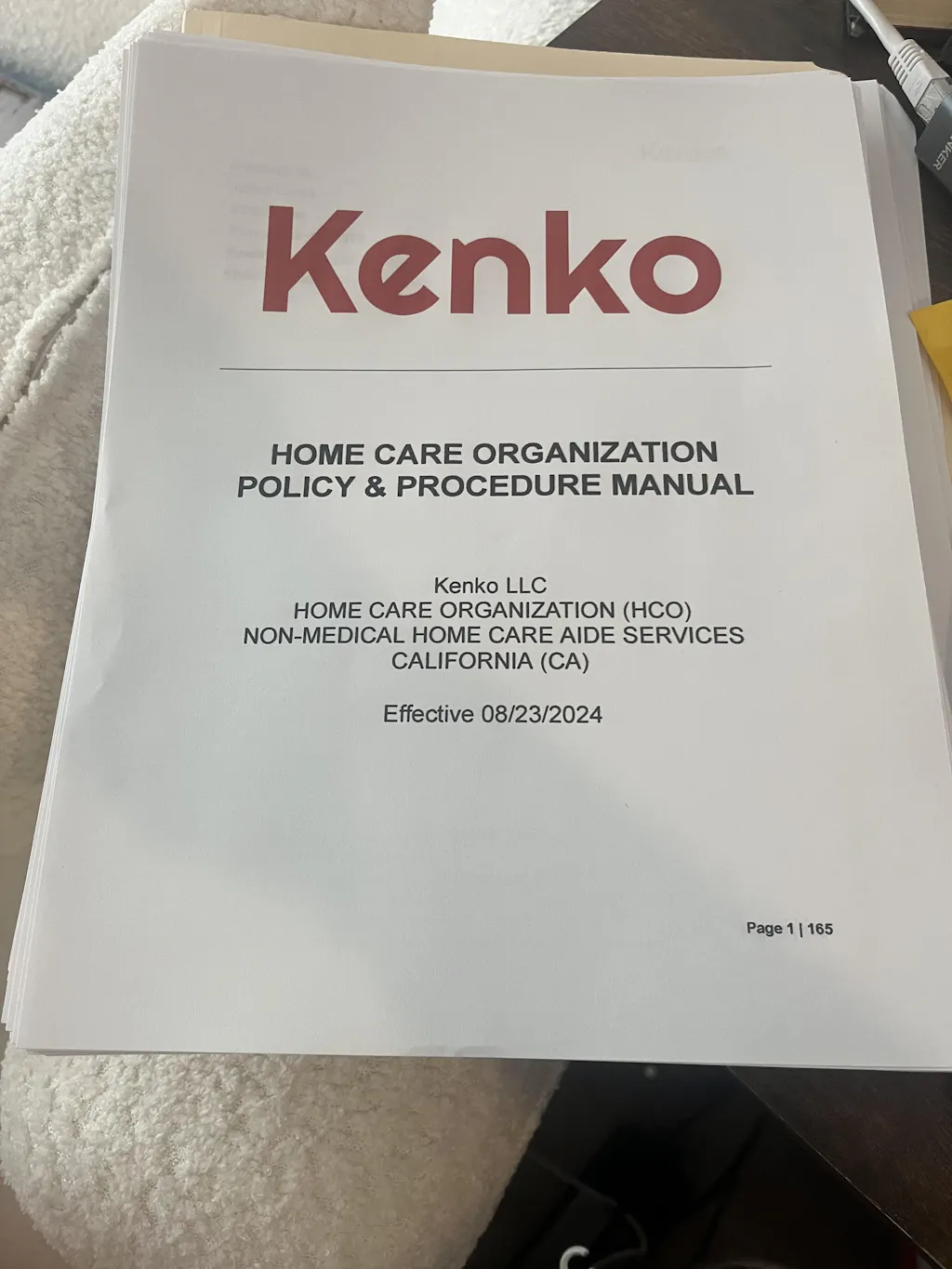 State Customized Home Care Policy and Procedure Manual | Non-Medical | Private Pay