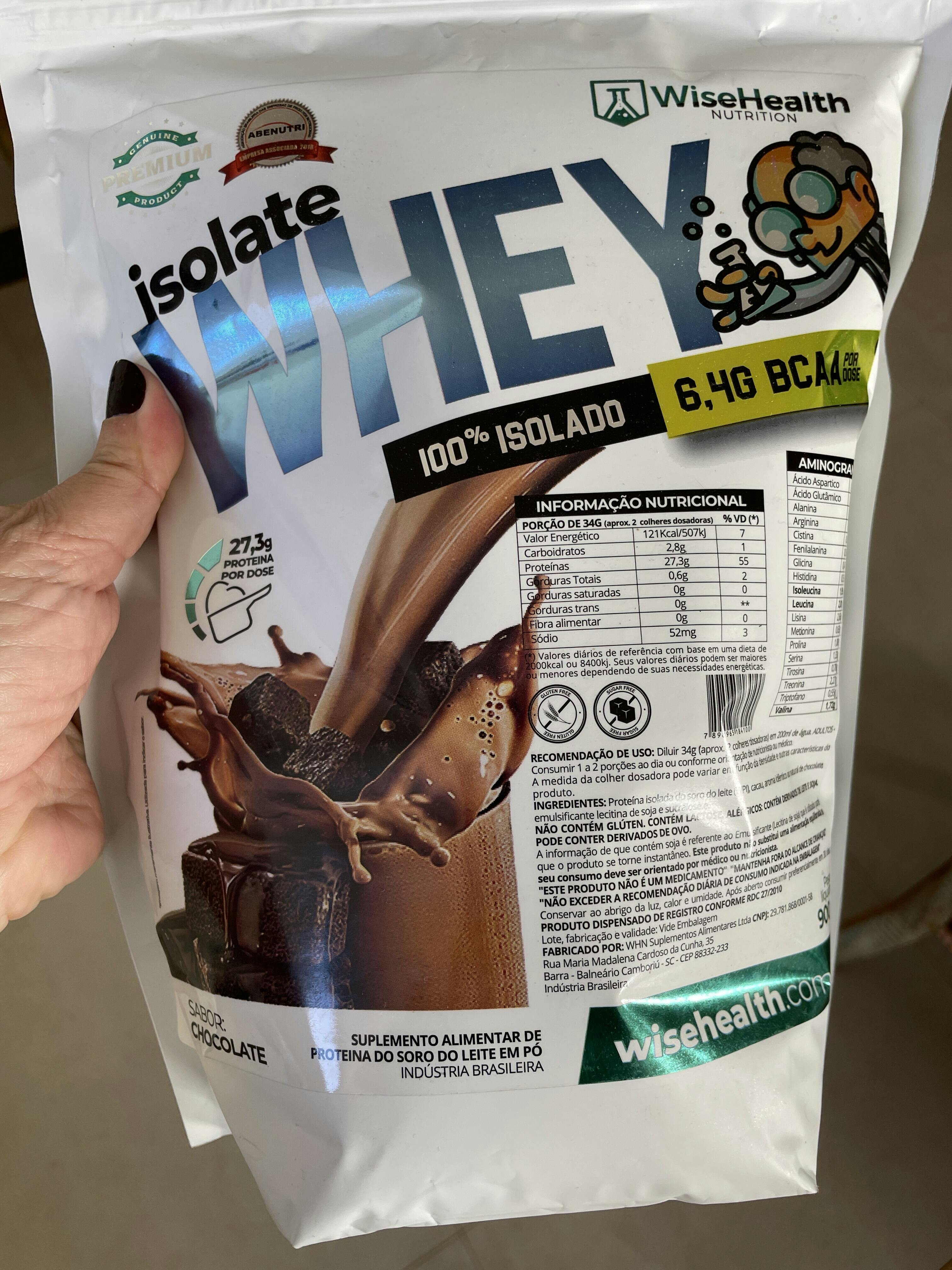 Whey Protein Isolado (WPI) WiseHealth® Nutrition