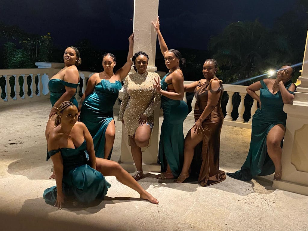 Mismatched Emerald Green Mermaid Soft Satin Long Slits Bridesmaid Dresses, WGM116