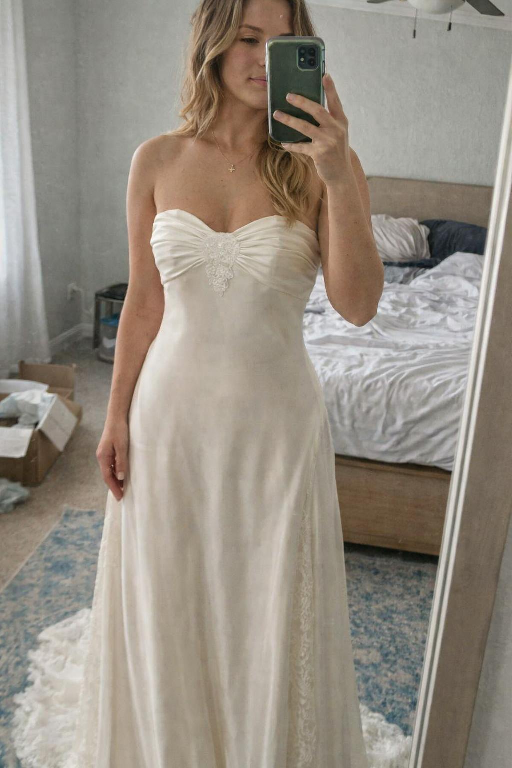 Elegant White Sweetheart Mermaid Long Prom Dress Ideas, Evening Party Dresses, WGP2006