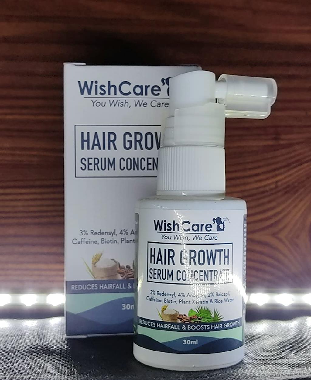 WishCare Hair Growth Serum | 3% Redensyl + 4% Anagain