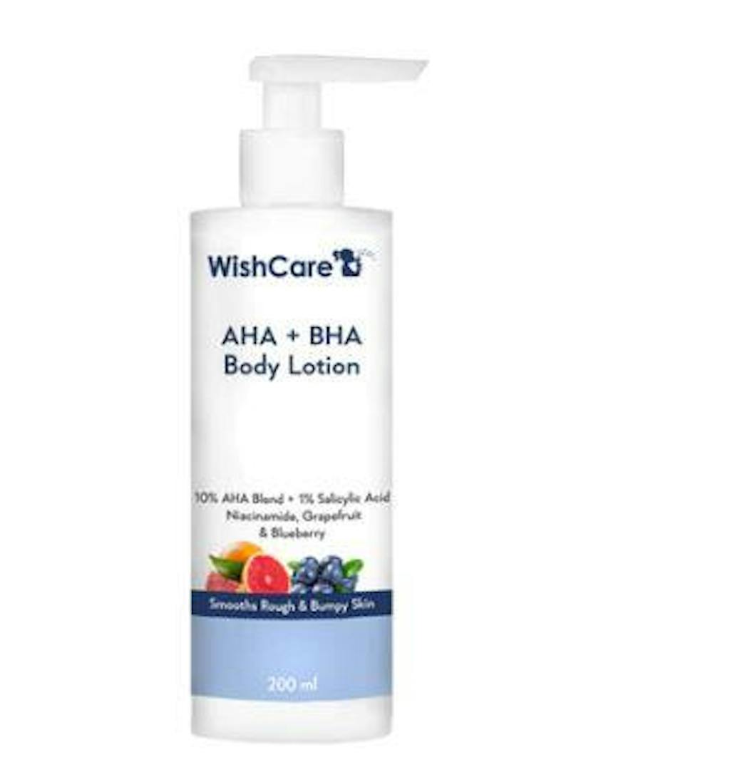 WishCare 10 AHA + 1 BHA Glycolic + Lactic Acid Body Lotion