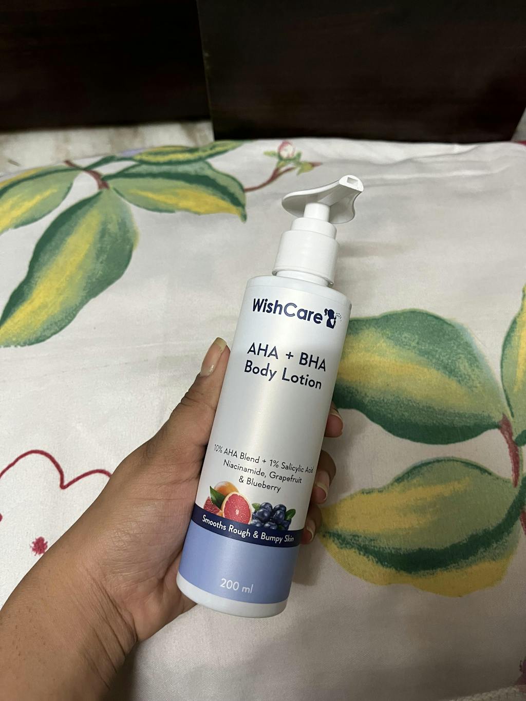 WishCare 10% AHA + 1% BHA – Glycolic + Lactic Acid Body Lotion