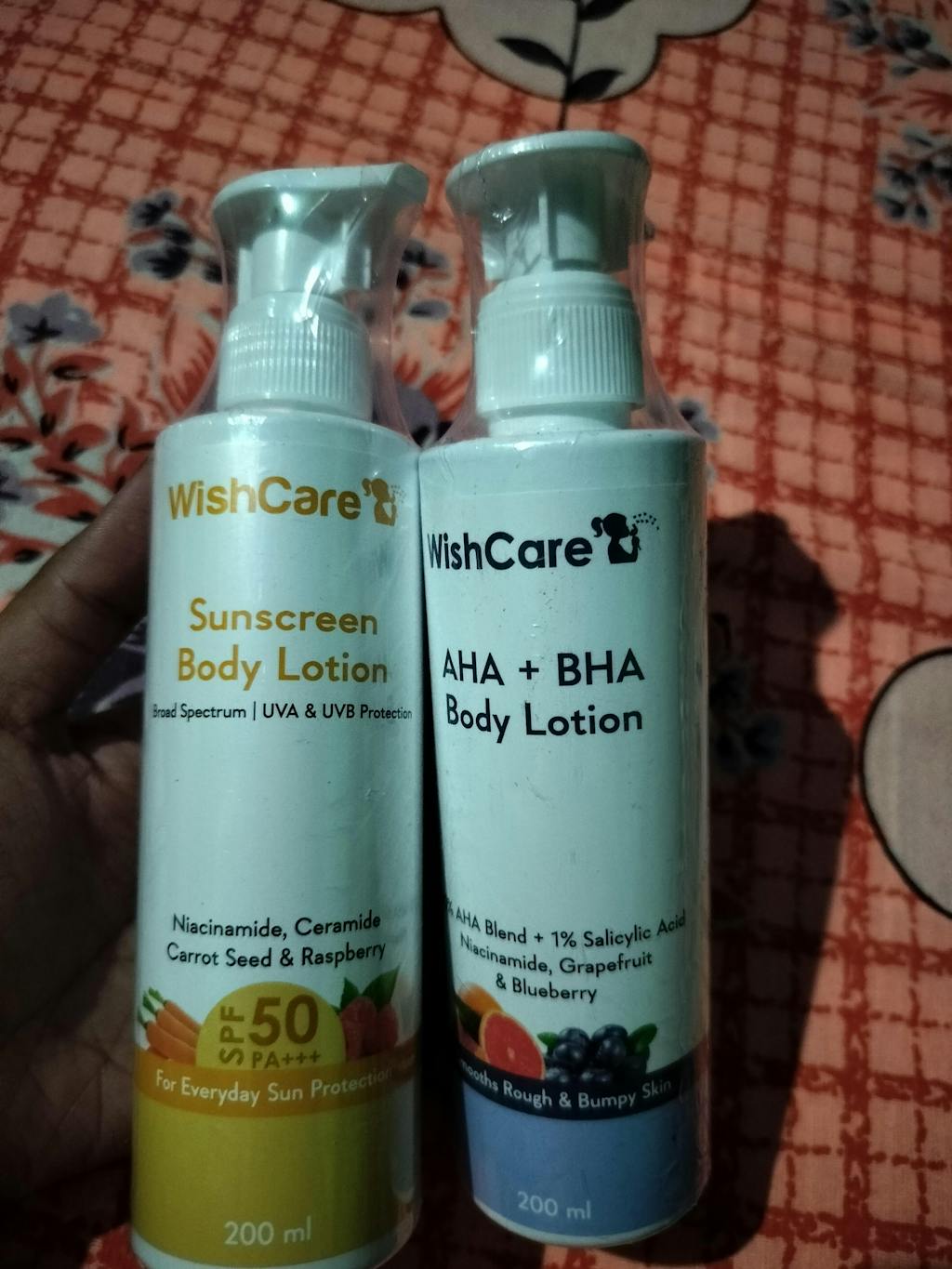 WishCare 10 AHA + 1 BHA Glycolic + Lactic Acid Body Lotion