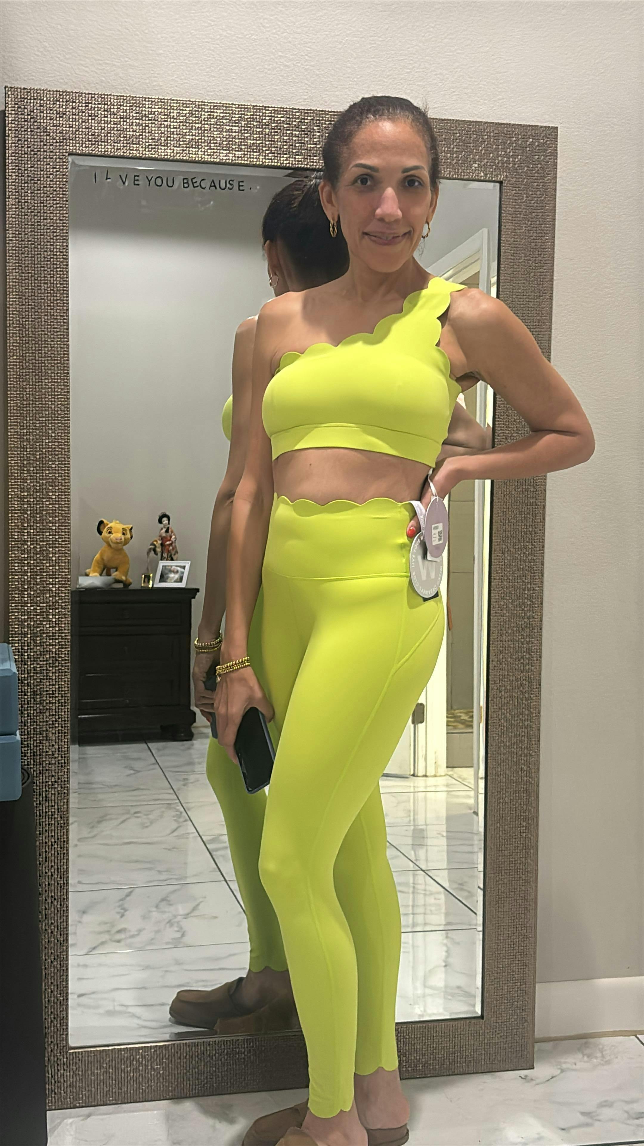 High Neck Scallop V-Back Bra | WISKII Active