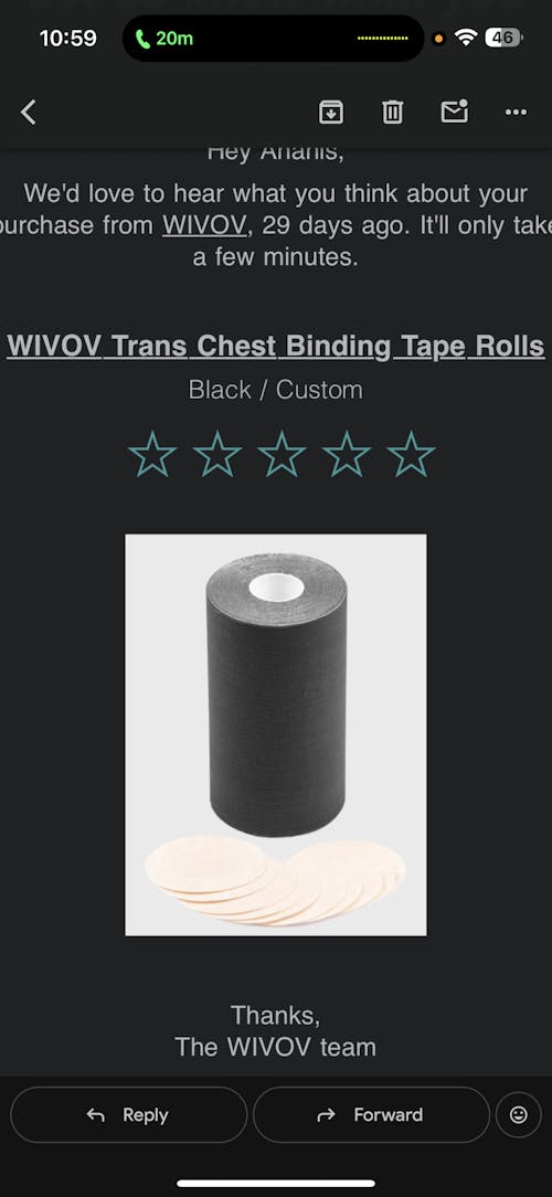 WIVOV Trans Chest Binding Tape Rolls