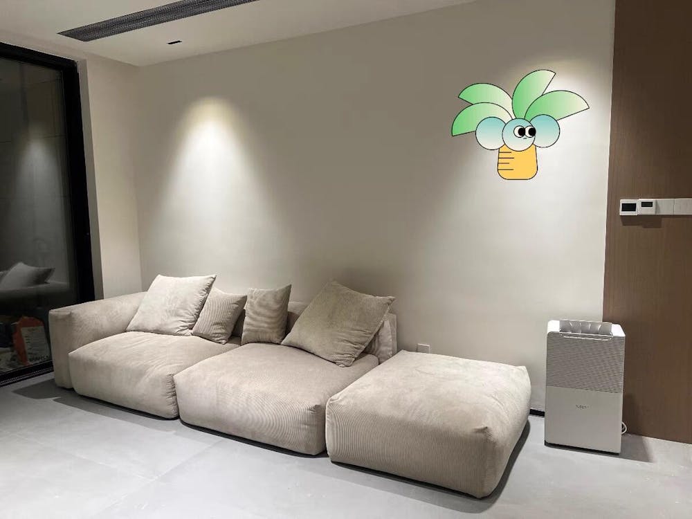 Matrix Modern Modular Sofas | 4-Piece Beige Corduroy L-Shaped Sectionals 3-seater