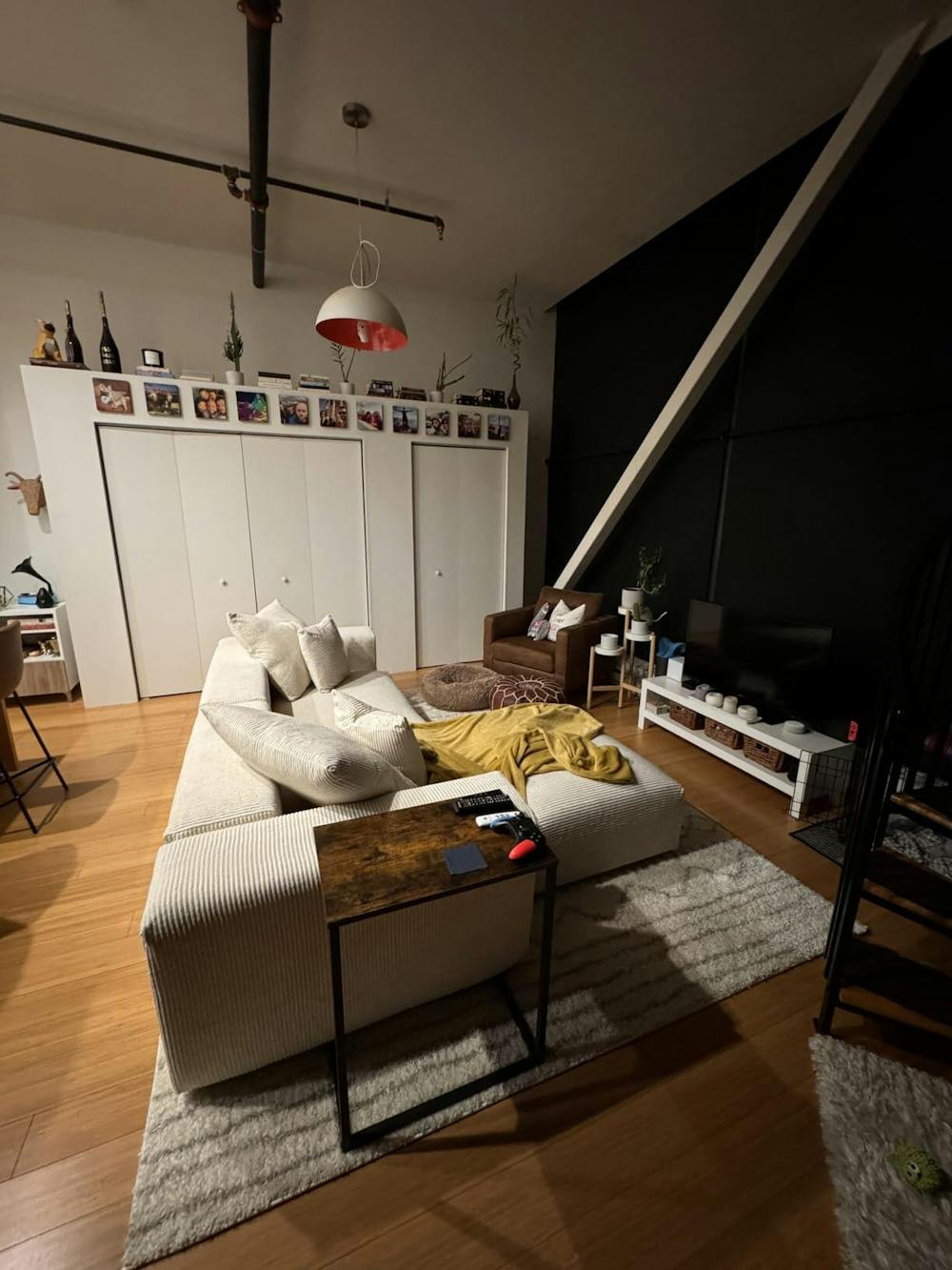 Matrix Modern Modular Sofas | 4-Piece Beige Corduroy L-Shaped Sectionals 3-seater