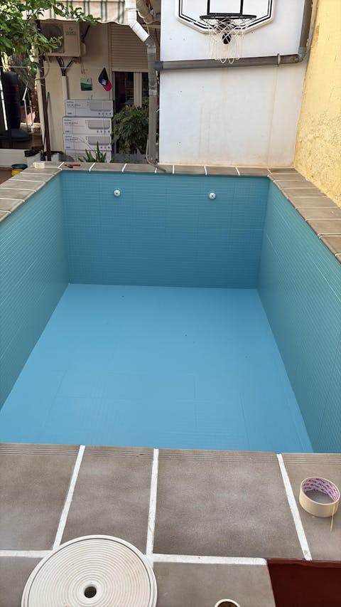 2K Poolfarbe Poolbeschichtung Schwimmbadfarbe Schwimmbeckenfarbe SL450 2,5-20Kg