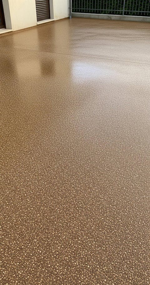 25Kg Steinteppich Set Marmorkies Bodenbeschichtung Naturstein W730 - 2qm