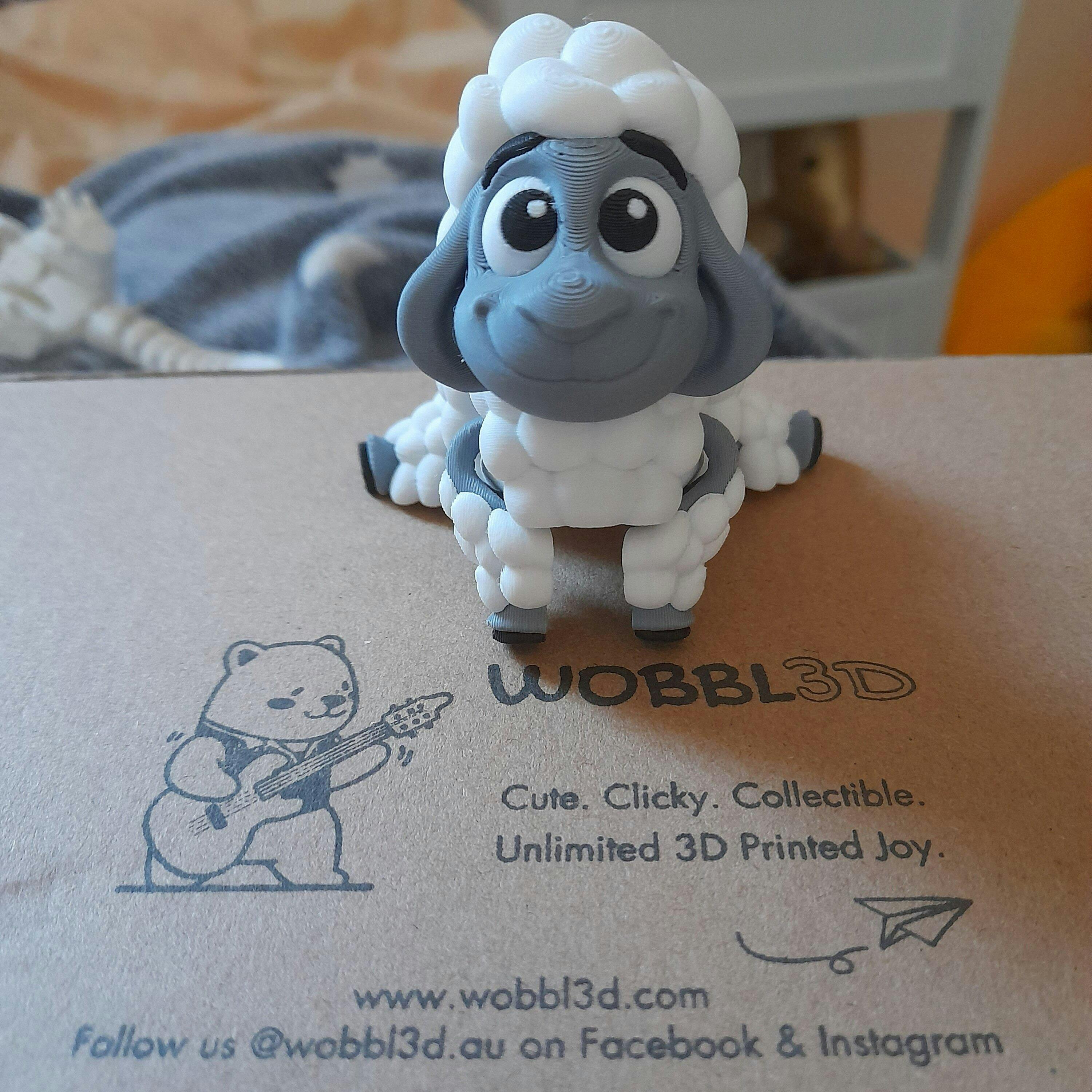 Woolly Sheep | Cutest Farm Animal Fidget Toys| WOBBL3D Australia