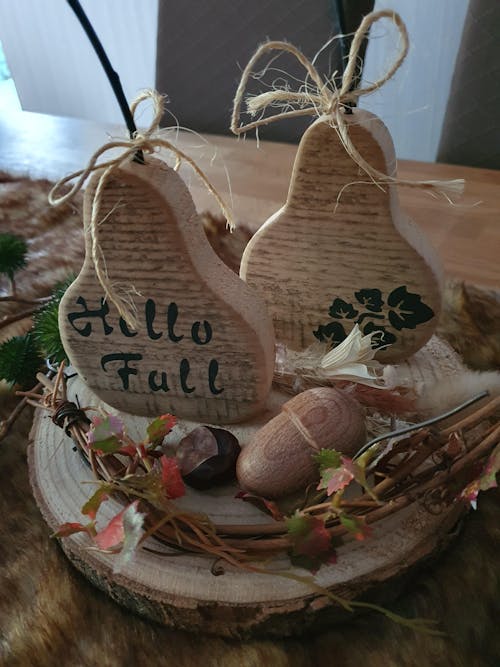 Deko Duft Eicheln "Bois Lavande" Holz braun 3er Set