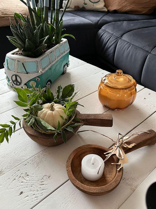 Holzlöffel Deko "Grimaud" mit Handgriff Holz Jute Vintage Braun