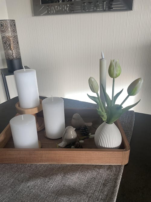 Blume Bund mit 3 Tulpen "Frühlingsliebe" künstlich 3 Farben