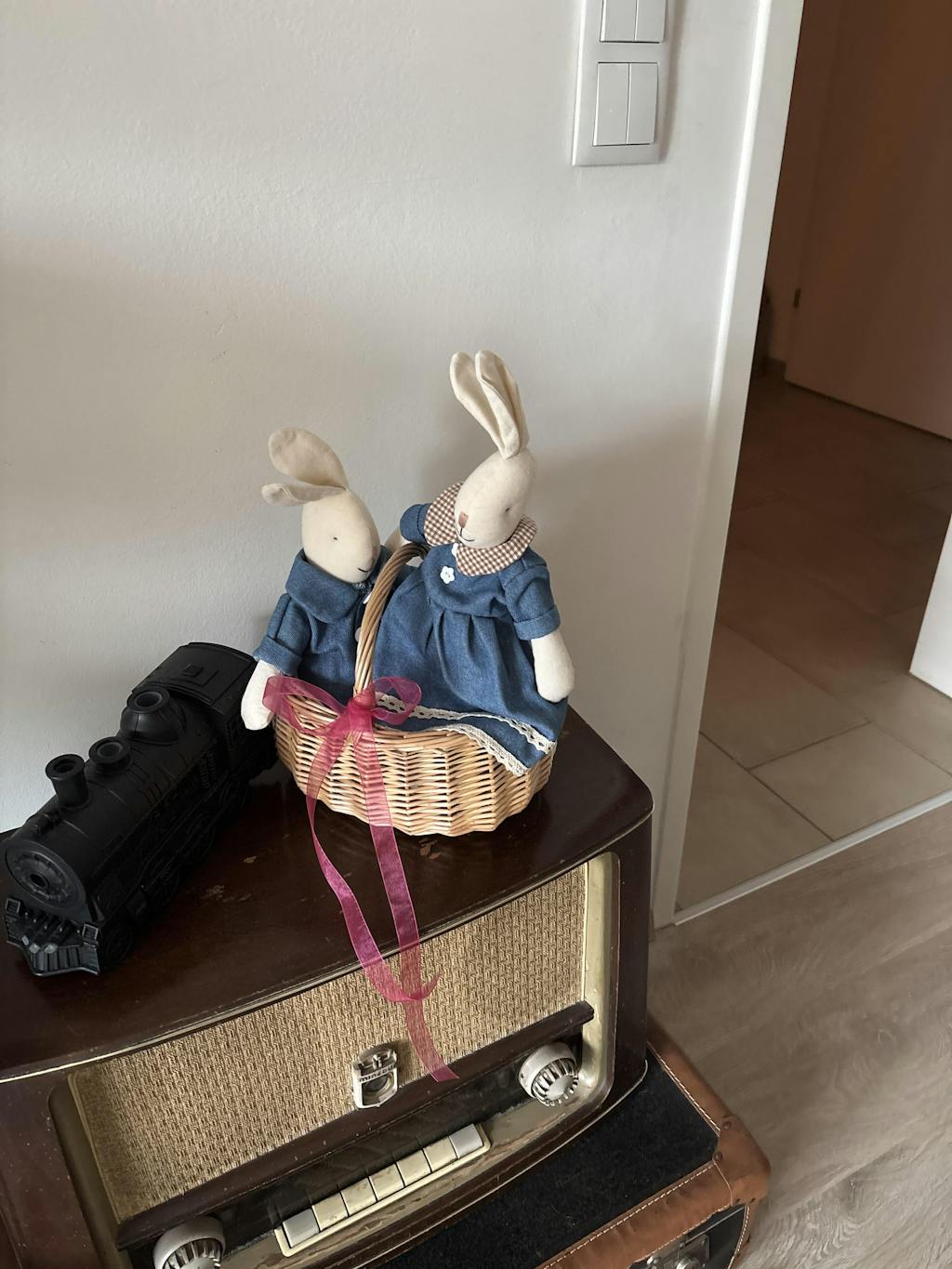 Korb Mini mit Querhenkel "Hedda" Weide Natur 23cm