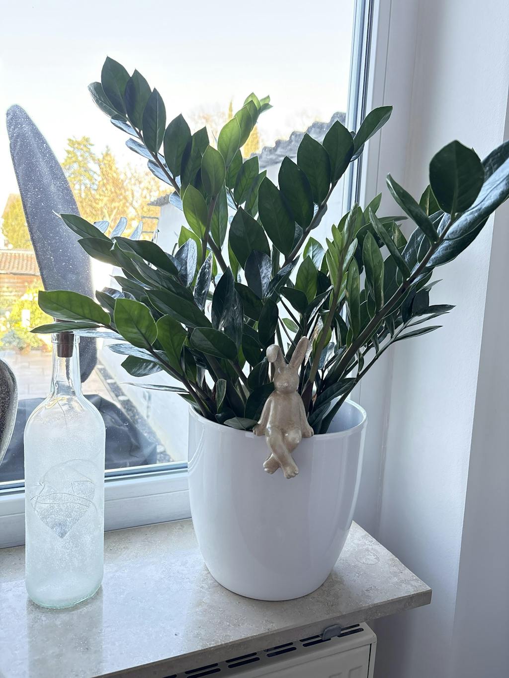 Kantenhocker Hase „Sönke“ Keramik Beige 3 Größen