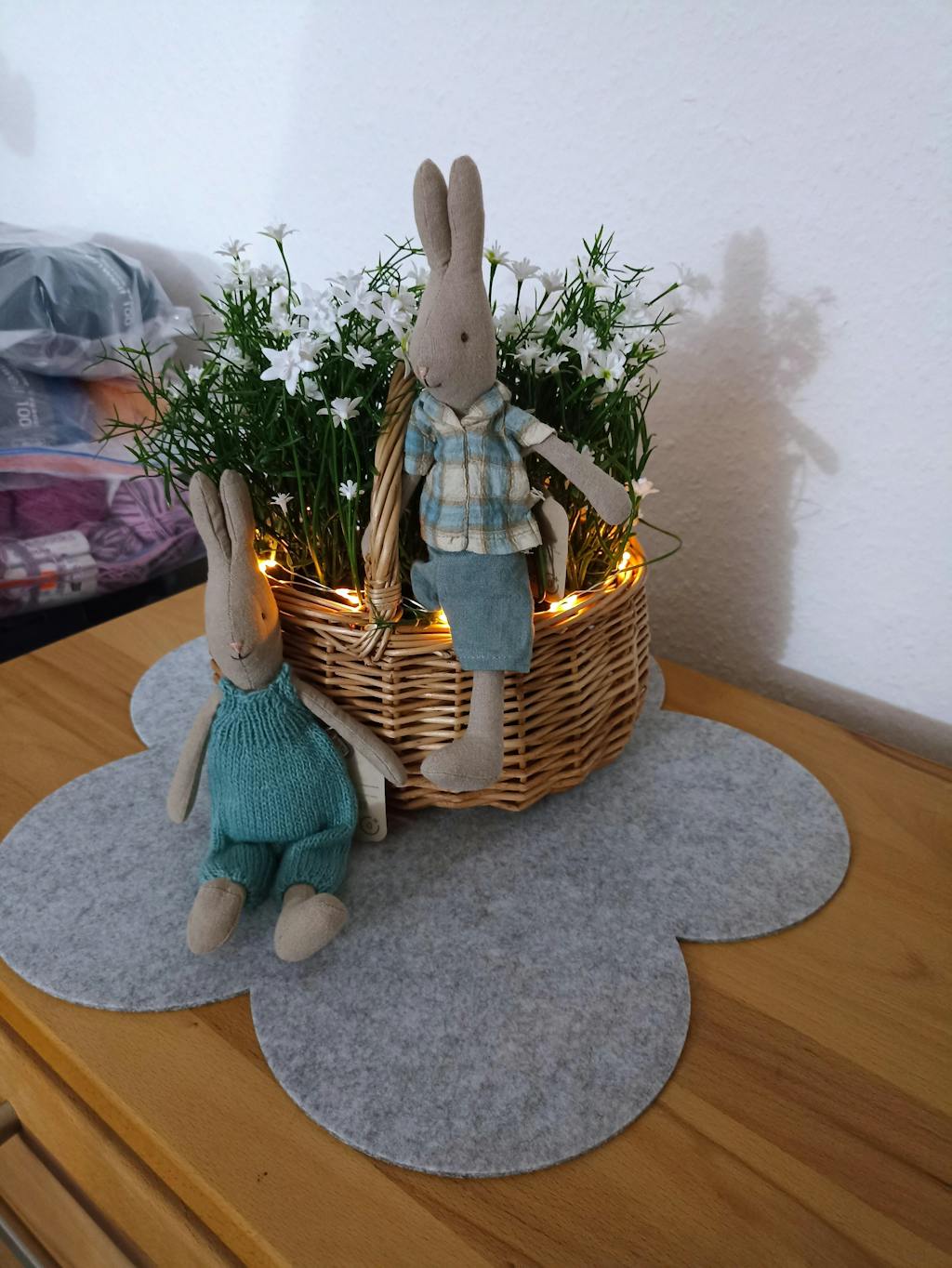 Korb Mini mit Querhenkel "Hedda" Weide Natur 23cm