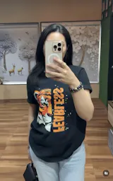 Fearless Tiger T-Shirt – Bold Tiger Graphic Cotton Tee | Unisex Motivational Shirt