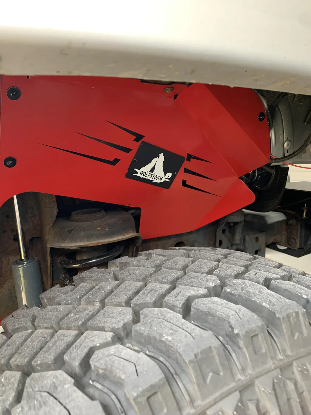 Black Steel Rear Inner Fender Liners For Jeep Wrangler 2007-2018 JK JKU 2/4 Door