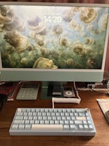 Womier SK65 65% Gasket Mounted Wireless Aluminum Keyboard with Knob (4 Colors)