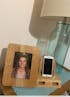 SmartFrame™ Solid Wood Picture Frame & Wireless Charging Station – 5x7 Picture Frame, Phone & Apple Watch Holder Cutout