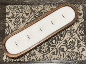 Large Oval BOHO Bowl (As Low As $18.99 EA) Candle Ready Acacia Wood Bowl