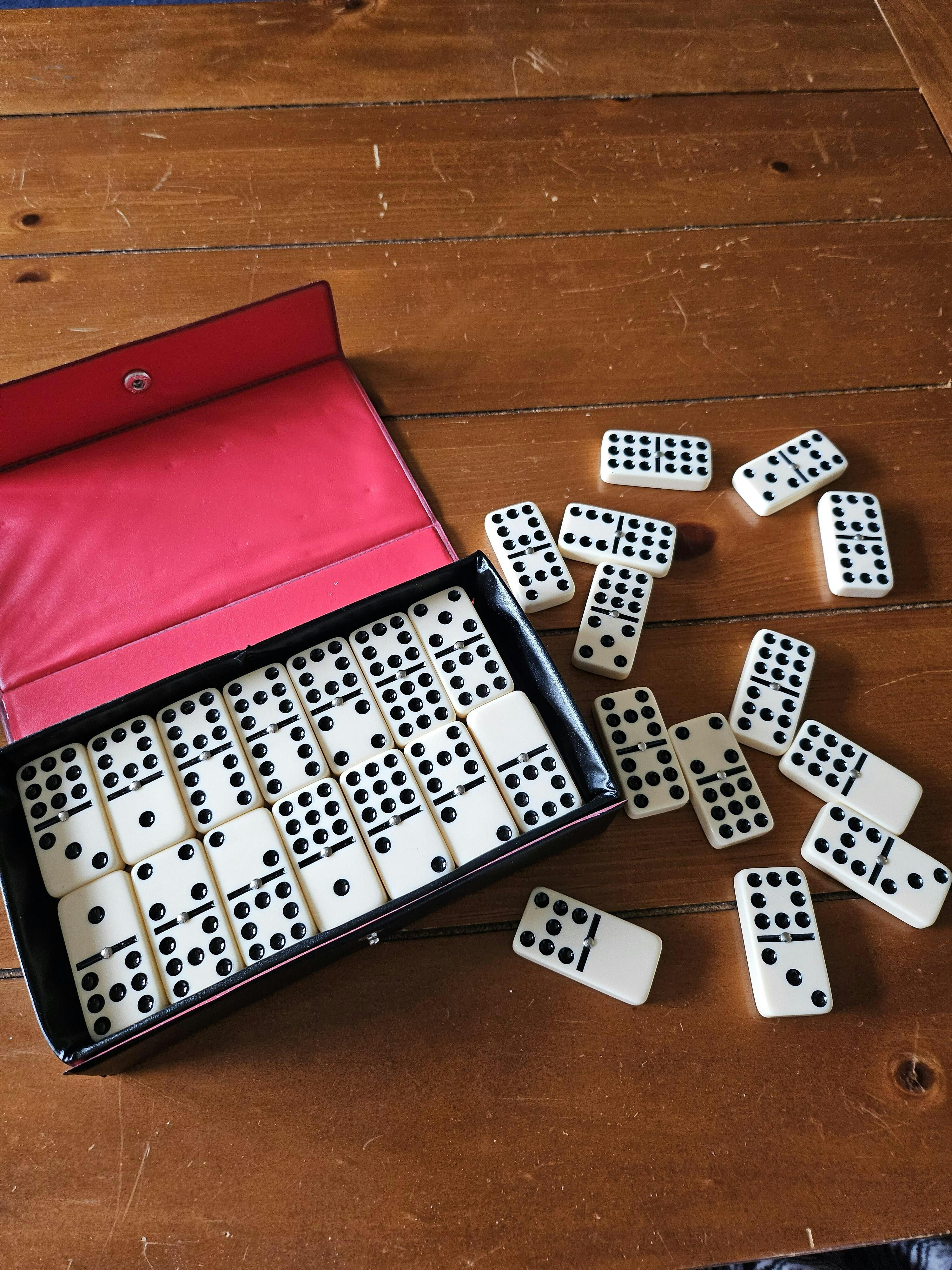 Double Nine Dominoes With Spinners - Thick Size – wood-expressions