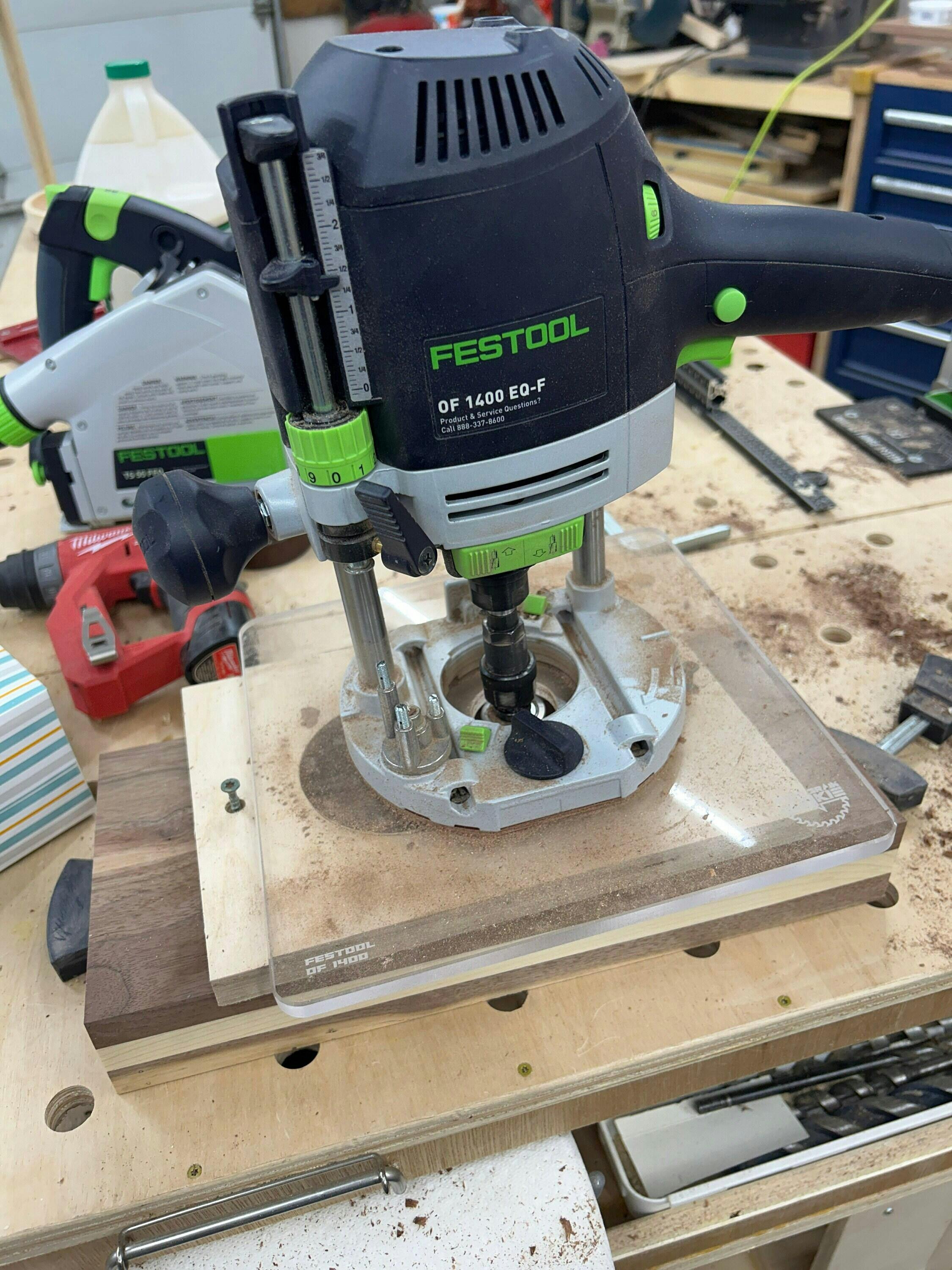 TrimFit Pro® 10in Base Plate - Makita Trim Router Plunge Base (196094-