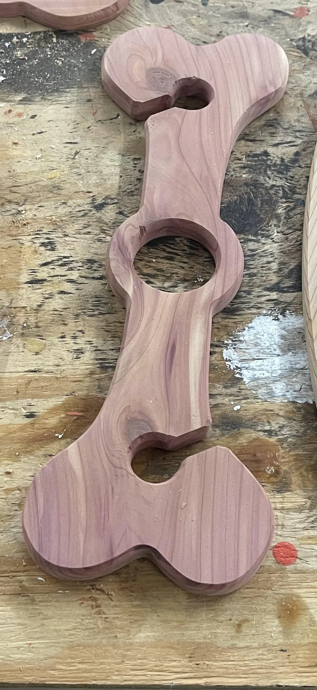 Dog Bone Wine Caddy Acrylic Router Template