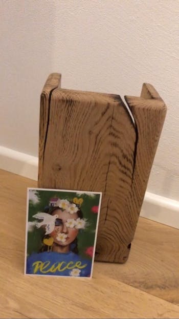 Wooden wall sconce - Stih 1704 - Medium