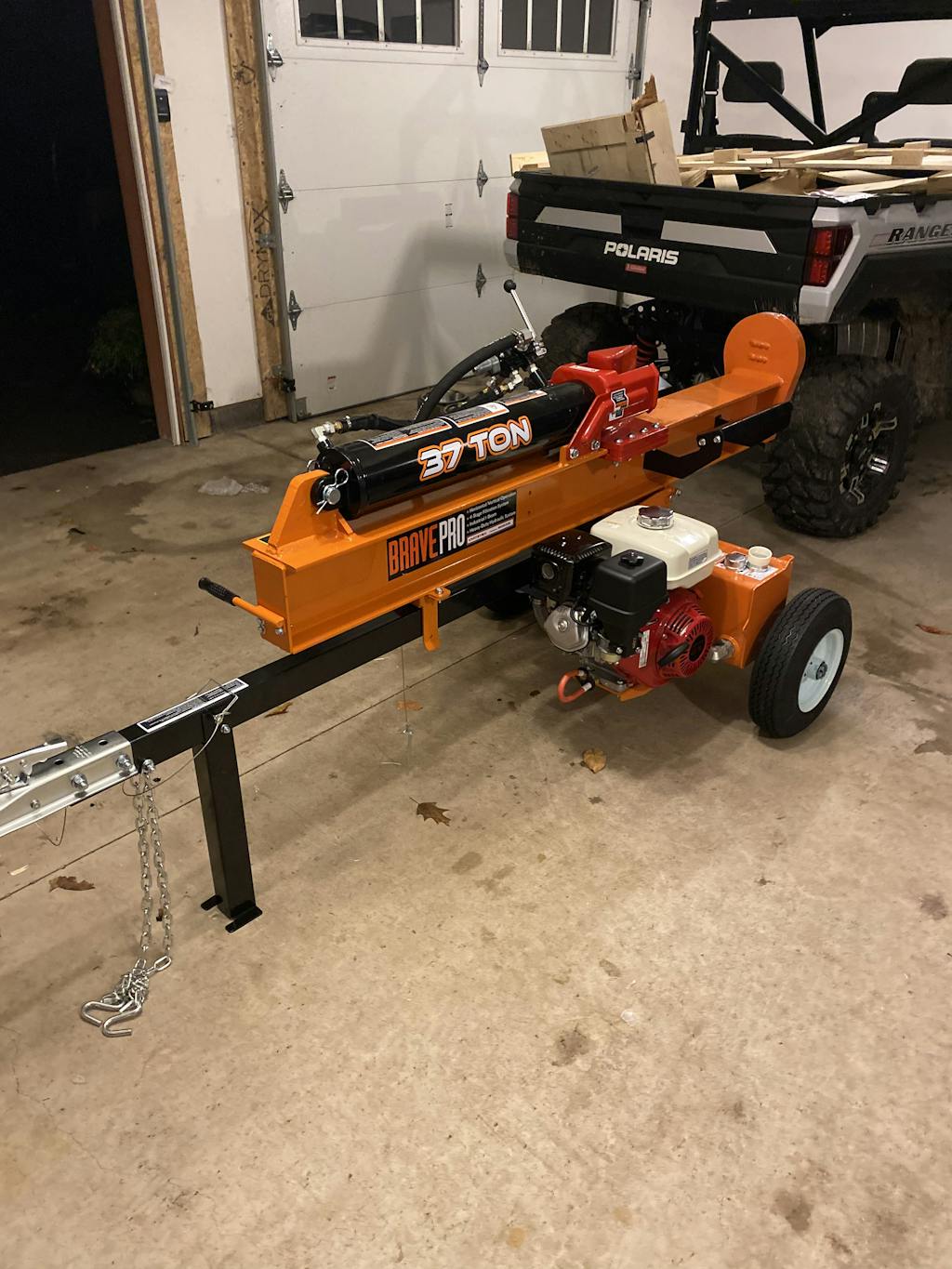 Brave 37Ton Horizontal / Vertical Log Splitter VH1737GX Wood