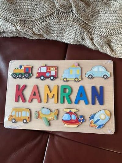 Personalized Wooden Name Puzzle